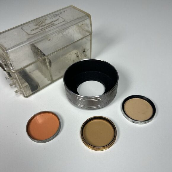 Kodak Series V Lens Hood with Series and 3 Drop-In Filters - Picture 1 of 11